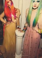 dip dye coloured hair